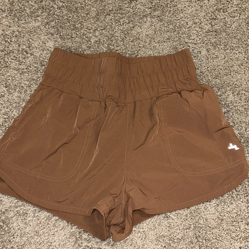 High waisted running shorts